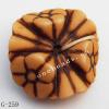 Imitate Wood Acrylic Beads, 19x6mm, Hole:1.5mm, Sold by Bag