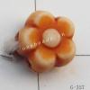 Imitate Wood Acrylic Beads-Spacer, 6x4mm, Hole:1mm, Sold by Bag