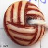 Imitate Wood Acrylic Beads, Rondelle, 10x4mm, Hole:1.5mm, Sold by Bag