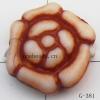 Imitate Wood Acrylic Beads, 10x4mm, Hole:1.5mm, Sold by Bag