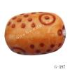 Imitate Wood Acrylic Beads, Oval, 12x8mm, Hole:2mm, Sold by Bag