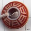 Imitate Wood Acrylic Beads, Rondelle, 7x10mm, Hole:3.5mm, Sold by Bag