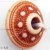 Imitate Wood Acrylic Beads, Rondelle, 9x14mm, Hole:2.5mm, Sold by Bag