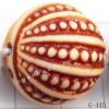 Imitate Wood Acrylic Beads, Round, 17mm, Hole:1.5mm, Sold by Bag