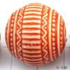 Imitate Wood Acrylic Beads, Round, 19mm, Hole:4mm, Sold by Bag