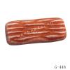 Imitate Wood Acrylic Beads, 20x8x5mm, Hole:1mm, Sold by Bag