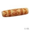 Imitate Wood Acrylic Beads, Tube, 25x7mm, Hole:3mm, Sold by Bag