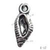 Antique Silver Acrylic Pendant, 7x16mm Hole:2mm, Sold by Bag