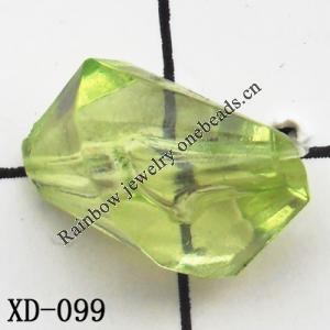 Nugget Acrylic Beads 13x11mm Hole:1mm Sold by Bag