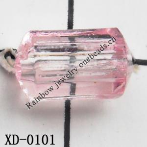 Tube Acrylic Beads 9x5mm Hole:1mm Sold by Bag