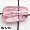 Trapezium Acrylic Beads 11x7mm Hole:1mm Sold by Bag