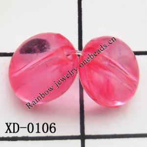 Drum Acrylic Beads 7x8mm Hole:1mm Sold by Bag
