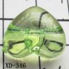Heart Acrylic Beads 19x16mm Hole:3mm Sold by Bag