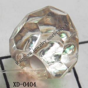 Faceted Teardrop Acrylic Beads 10x12mm Hole:2.5mm Sold by Bag