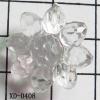 Flower Acrylic Beads 20x12mm Hole:2mm Sold by Bag