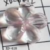 Flower Acrylic Beads 20x5mm Hole:1mm Sold by Bag