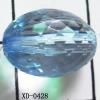 Faceted Oval Acrylic Beads 14x10mm Hole:1mm Sold by Bag