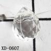 Faceted Teardrop Acrylic Beads 6x5mm Hole:1mm Sold by Bag