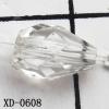 Faceted Teardrop Acrylic Beads 5x8mm Hole:1mm Sold by Bag