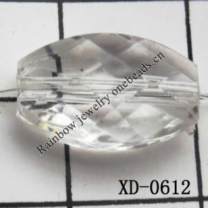 Faceted Drum Acrylic Beads 16x10mm Hole:1mm Sold by Bag