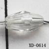 Faceted Drum Acrylic Beads 3x6mm Hole:1mm Sold by Bag