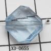 Faceted Square Acrylic Beads 13mm Hole:1mm Sold by Bag