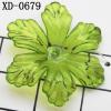 Flower Acrylic Beads 27mm Hole:1mm Sold by Bag