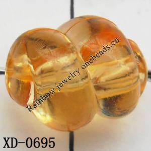 Acrylic Beads 11x15mm Hole:1mm Sold by Bag