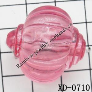Fat Bottle Acrylic Beads 27x27mm Hole:2.5mm Sold by Bag