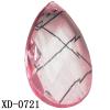 Flat Teardrop Acrylic Beads 21x38mm Hole:1.5mm Sold by Bag