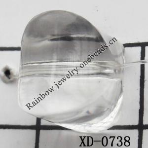 Acrylic Beads 11x11mm Hole:1mm Sold by Bag