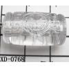 Tube Acrylic Beads 26x14mm Hole:4mm Sold by Bag