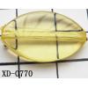 Flat Oval Acrylic Beads 25x15x6mm Hole:1mm Sold by Bag