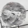 Faceted Round Acrylic Beads 14mm Hole:2mm Sold by Bag