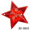 Star Acrylic Beads 55x8mm Hole:2mm Sold by Bag
