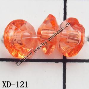 Faceted Rondelle Acrylic Beads 3x6mm Hole:1mm Sold by Bag