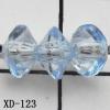 Faceted Rondelle Acrylic Beads 4x6mm Hole:1mm Sold by Bag