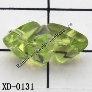 Nugget Acrylic Beads 10x5mm Hole:1mm Sold by Bag