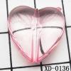 Heart Acrylic Beads 18x18mm Hole:1mm Sold by Bag