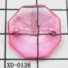 Polygon Acrylic Beads 18mm Hole:1mm Sold by Bag