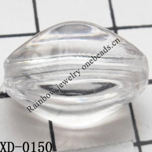 Acrylic Beads 19x12mm Hole:2.5mm Sold by Bag