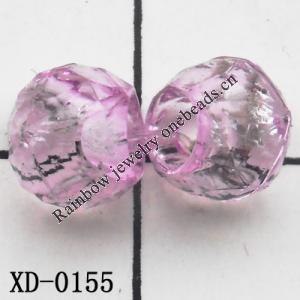 Round Acrylic Beads 8x8mm Hole:2mm Sold by Bag