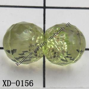 Round Acrylic Beads 10x10mm Hole:1.5mm Sold by Bag