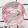 Faceted Drum Acrylic Beads 11x14mm Hole:2mm Sold by Bag