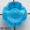 Flower Acrylic Beads 12mm Hole:4mm Sold by Bag