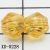 Faceted Bicone Acrylic Beads 8x8mm Hole:1mm Sold by Bag