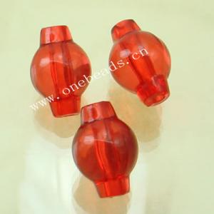 Acrylic Beads Lantern 12x17mm Sold by Bag