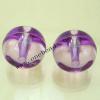 Acrylic Beads Flat Round 14x20mm Sold by Bag