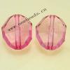 Acrylic Beads Faceted Polygon 10x15mm Sold by Bag