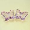 Acrylic Beads Butterfly 24x29mm Sold by Bag